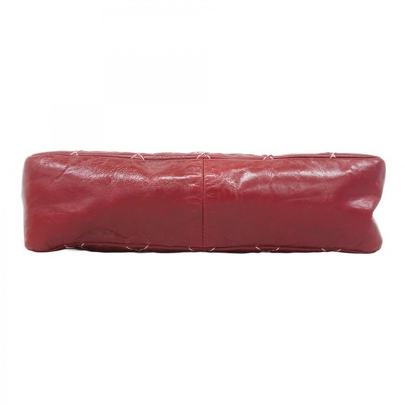 Chanel Shoulder Bag Wild Stitch W Chain Calfskin Red Women's P629441 - Picture 3 of 12